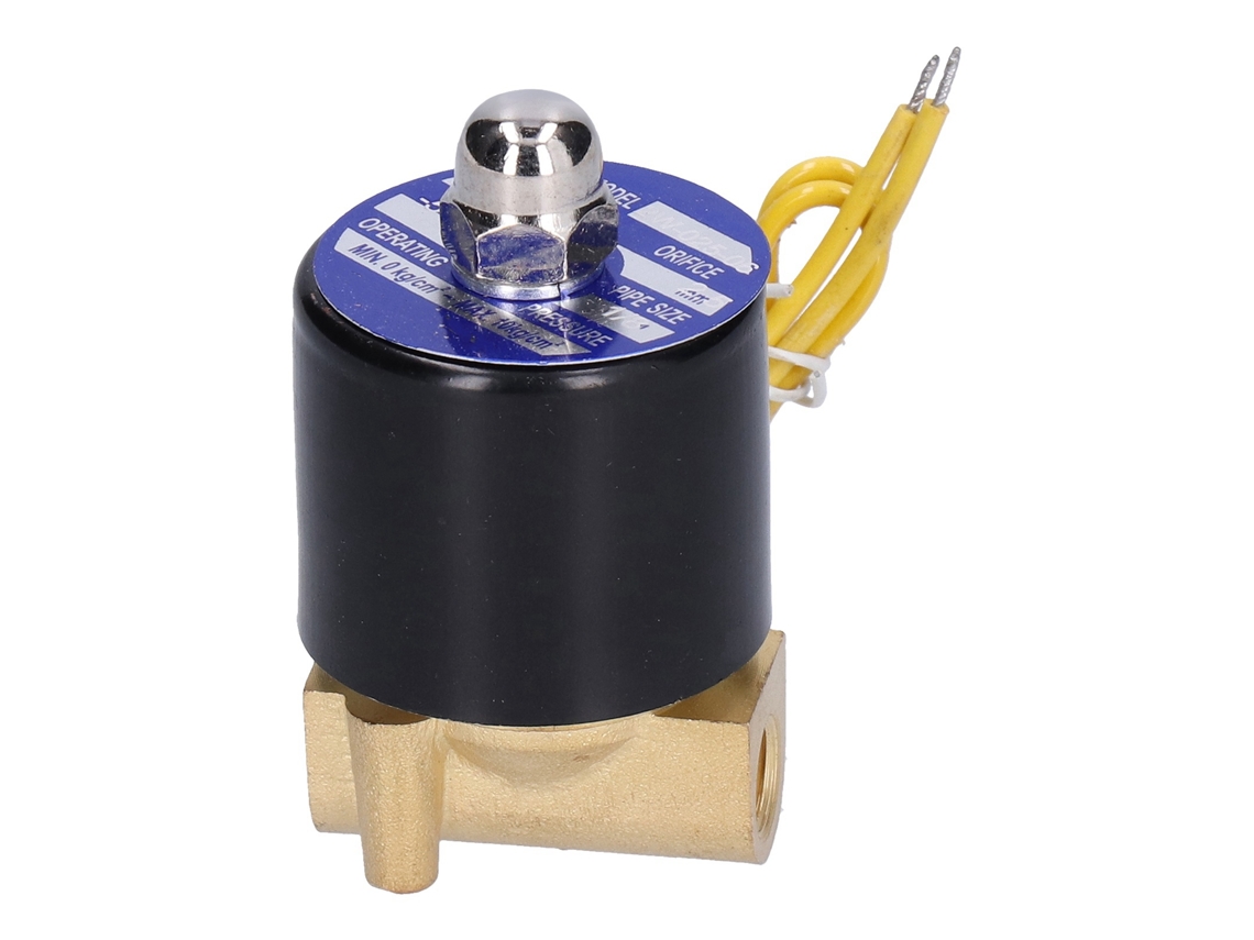 Válvula Solenoide Elétrica Normalmente Fechada 1/8" 12vdc