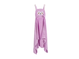 Mali toalha de Banho para Bebê com Capuz Fleece de Coral Macia Absorvente Infantil Roxa