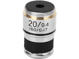 Lente Objetiva De Microscópio 20x, Com Interface De Rosca Rms