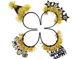 Conjunto De 4 Tiaras Em Formato De Estrela Para Cabelo, Acessórios Para Festa, Véspera De Ano Novo.