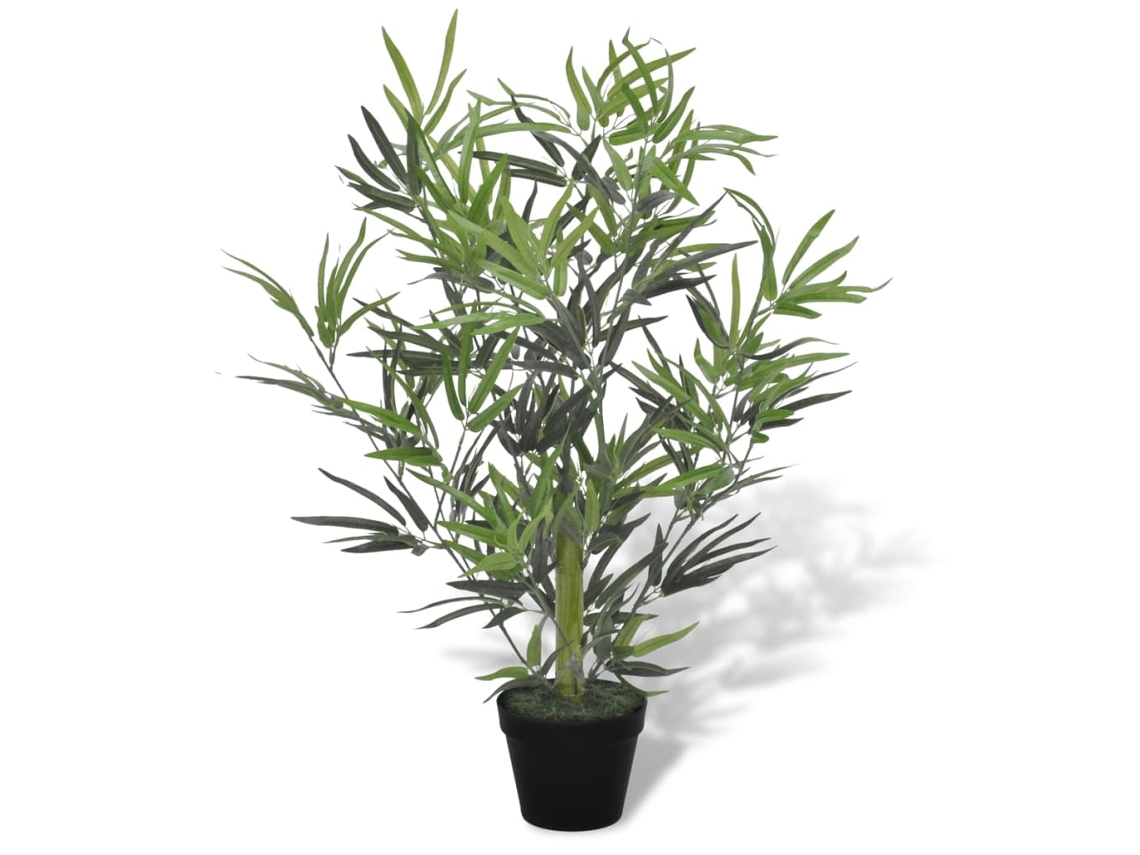 Arvore De Bambu Artificial Com Vaso 80 Cm