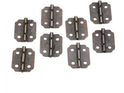 Dobradiças Antigas Decorativas em Bronze 22 17 Mm 4 10 P,