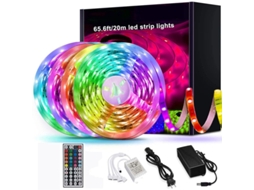 Lurelia Fita Led Rgb 24 Teclas, Bluetooth, App, Comando Remoto, Sincronização Musical