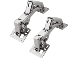 Dobradiças Com Amortecimento Para Portas De Armário, 2 Peças, 170°, Com Ajuste Hidráulico Oculto, Para Guarda Roupas