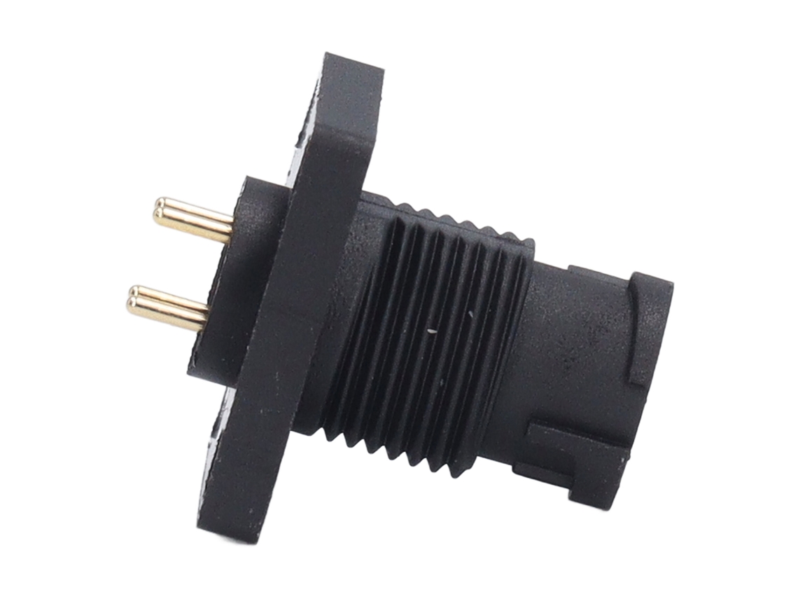 Conector De Plug Aviônico (5 Unidades) Ip67 À Prova D'água, Roscado 7/16, E7 Snap On, 4 Pinos, Solda, Flange Quadrada, 60v 2a