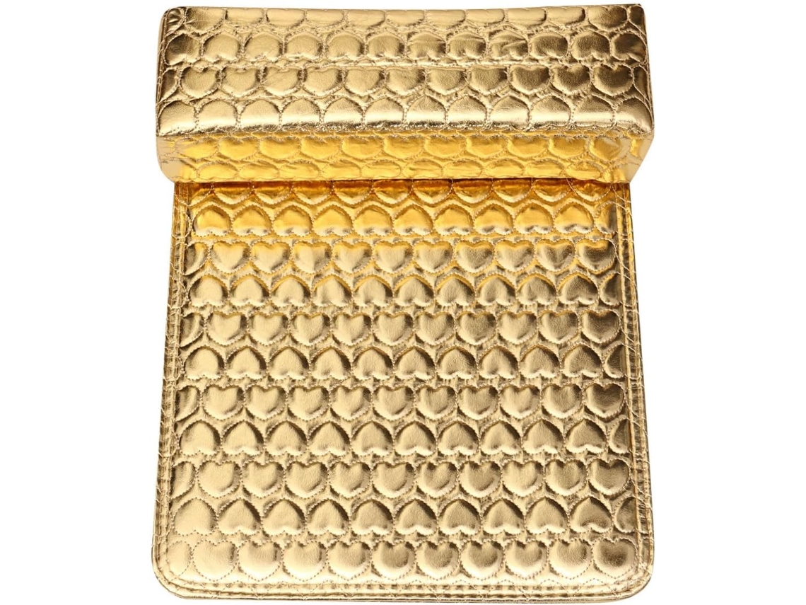 Almofada de manicure com estampa de coração, em couro PU, suporte confortável para seus filhos.