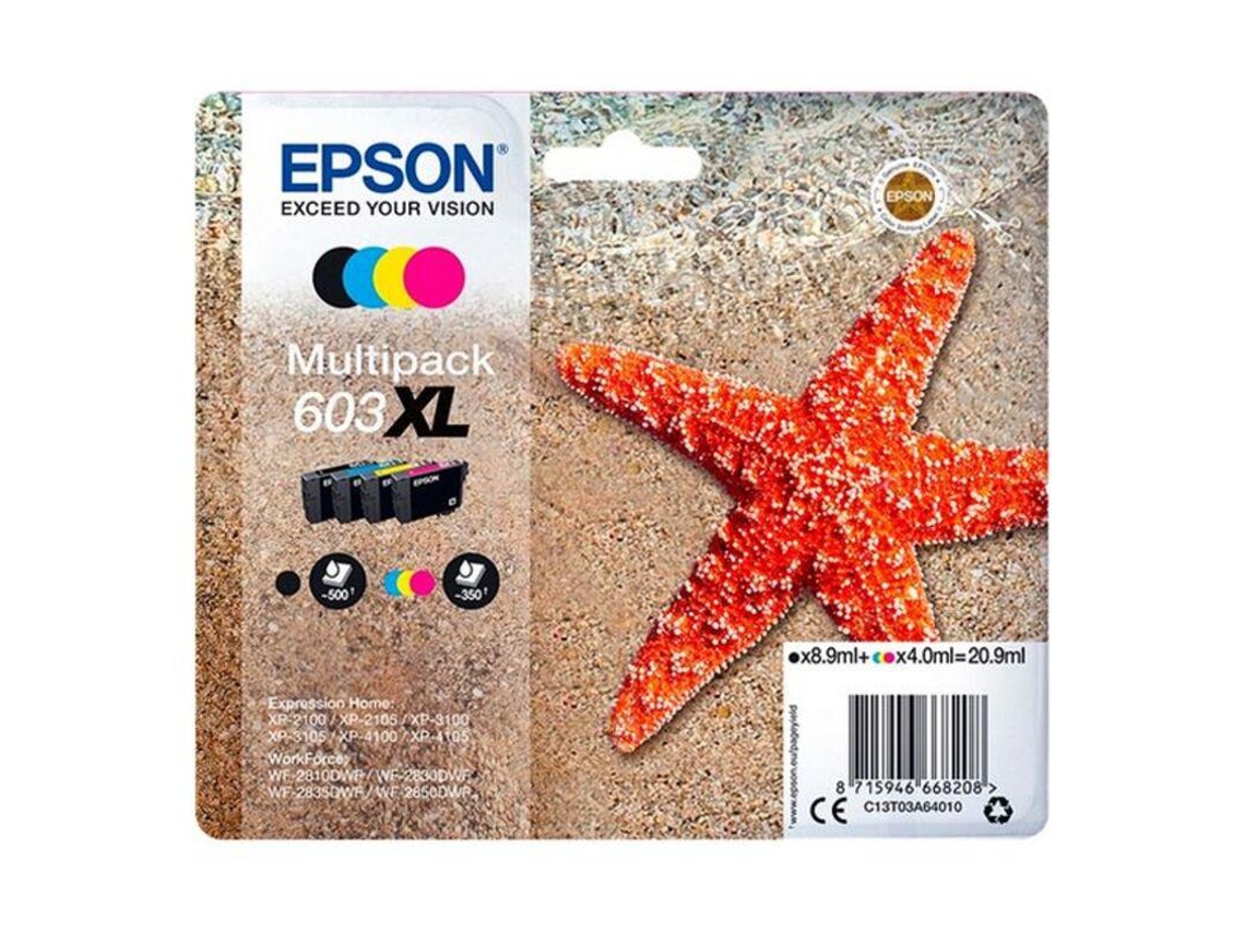 Tinteiro de Tinta Original Epson C13T03A64010 21 Ml
