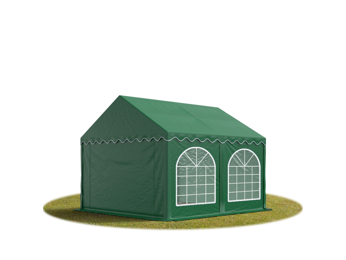 Tenda para Festas 3x4 M, PVC 750, com Base Reforçada, Porta-Ferramentas Verde Escuro