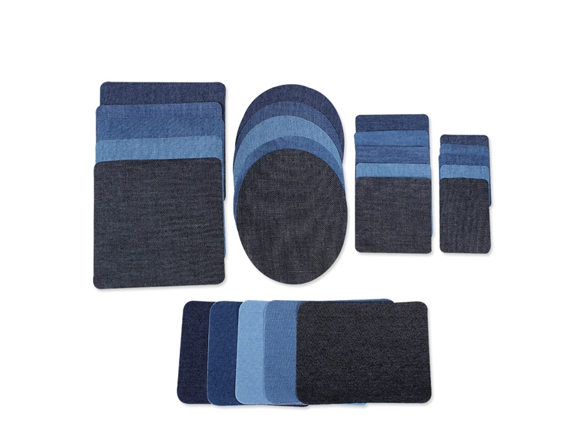 25 Parches de Tela Jeans LAXISCREED