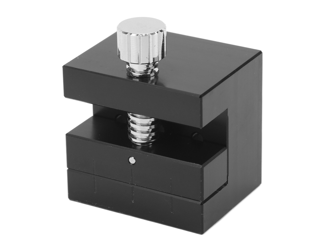 Grampo ajustável para pulseira de relógio, ferramenta de reparo para relojoeiros, preto