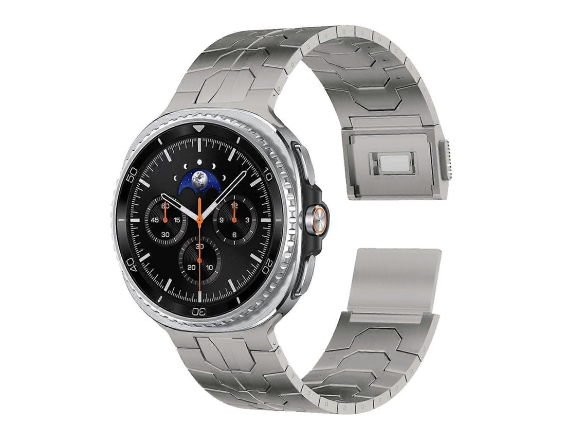 Pulseira De Aço Inoxidável Com Fecho Magnético Para Samsung Galaxy Watch8 / Watch8 Classic