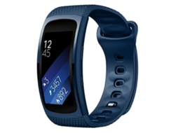 Pulseira De Silicone Para Samsung Gear Fit2 Sm-r360, Tamanho Da Pulseira: 126-175 Mm (azul)