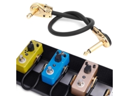 Cabo de Pedal de Guitarra de 33 Cm de Comprimento para Interconexão de Efeitos de Pedal Elétrico