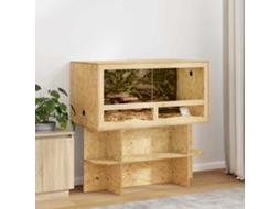 Vidaxl Base De Terrário Castanho 100 X 50 X 50 Cm Osb