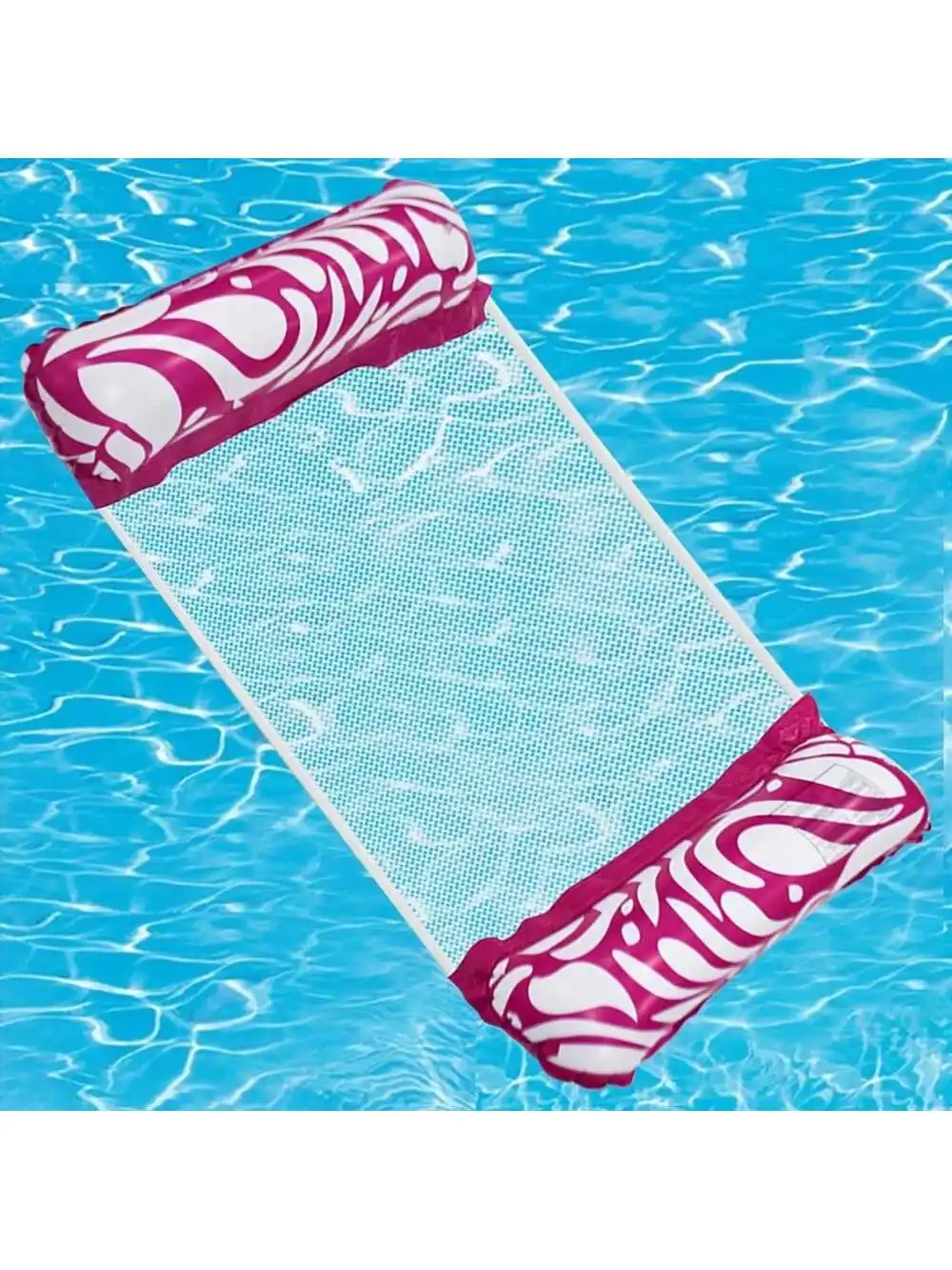 Rede Dobrável Para Água, Espreguiçadeira Flutuante, Tapete Inflável De Pvc Para Piscina