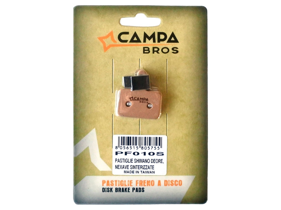 Pastilhas de Freio a Disco Sinterizadas Shimano Deore/Nexave Douradocampa Bros