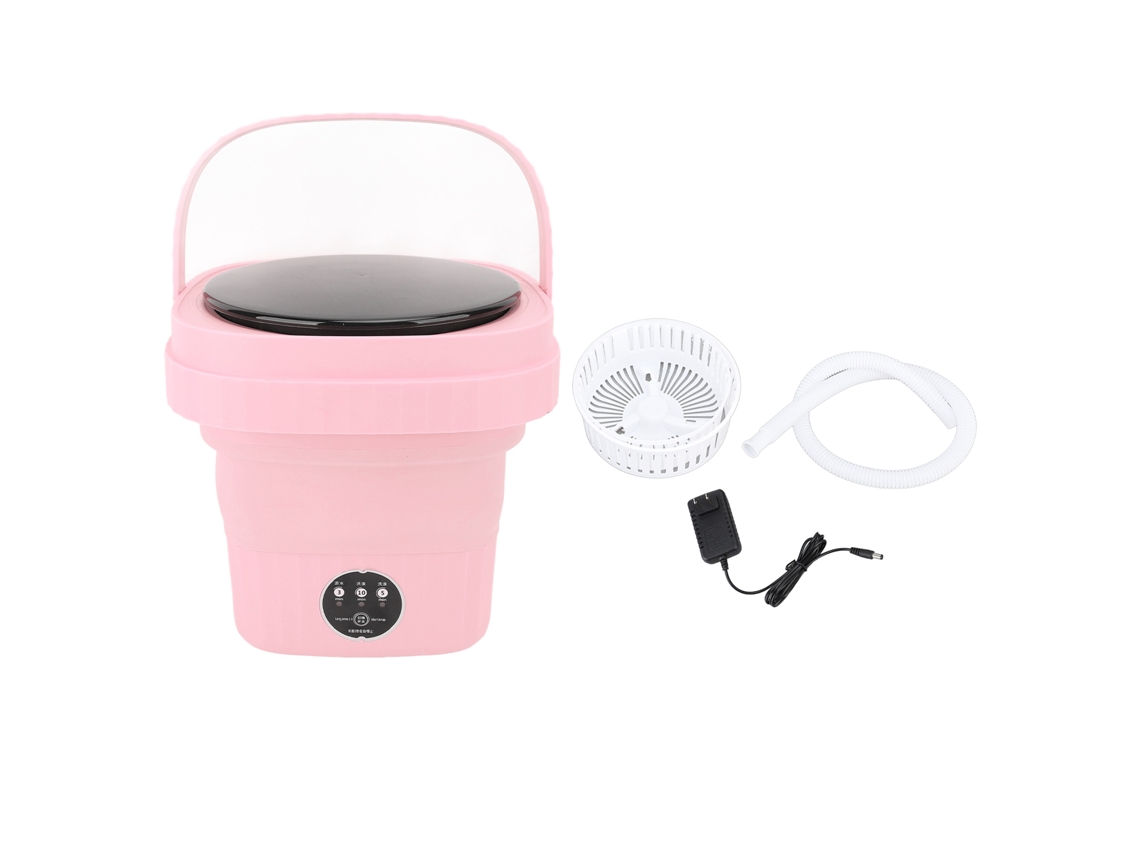 Máquina de Lavar Portátil Dobrável 9L Mini para Roupa de Bebê e Calcinha | S/MARCA