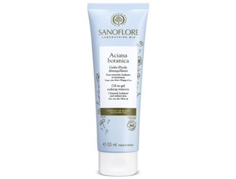 Gel removedor de maquiagem orgânico óleo de centáurea Botanica 125 ml SANOFLORE
