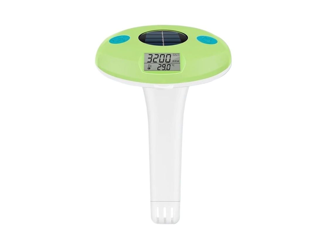 Thermomètre Salinité Eau de Piscine Solaire SFUSHOS