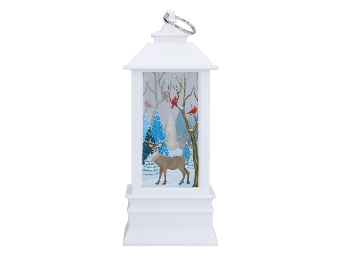 Lanterna de Mesa Led em Forma de Alce, Luz Quente Personalizada, Ideal para o Natal CHABERLU