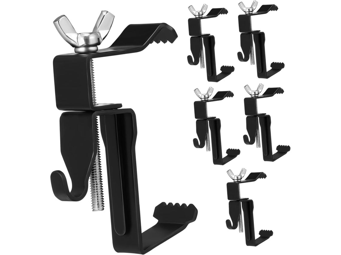 Conjunto De 6 Suportes De Parede Para Equipamentos De Piscina, Sem Necessidade De Furar, Ganchos Par Gokoco