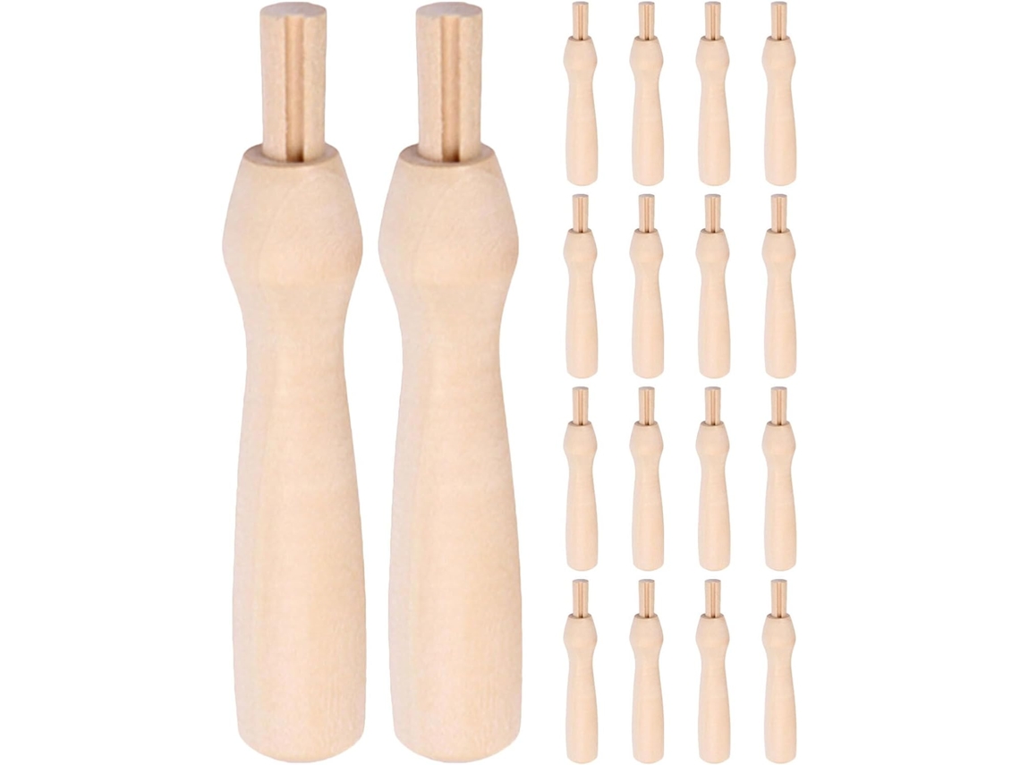 Conjunto De 18 Agulhas De Feltragem Com Cabo De Madeira Ergonômico Para Lã, Ideais Para Projetos ''faça Você Mesmo''.