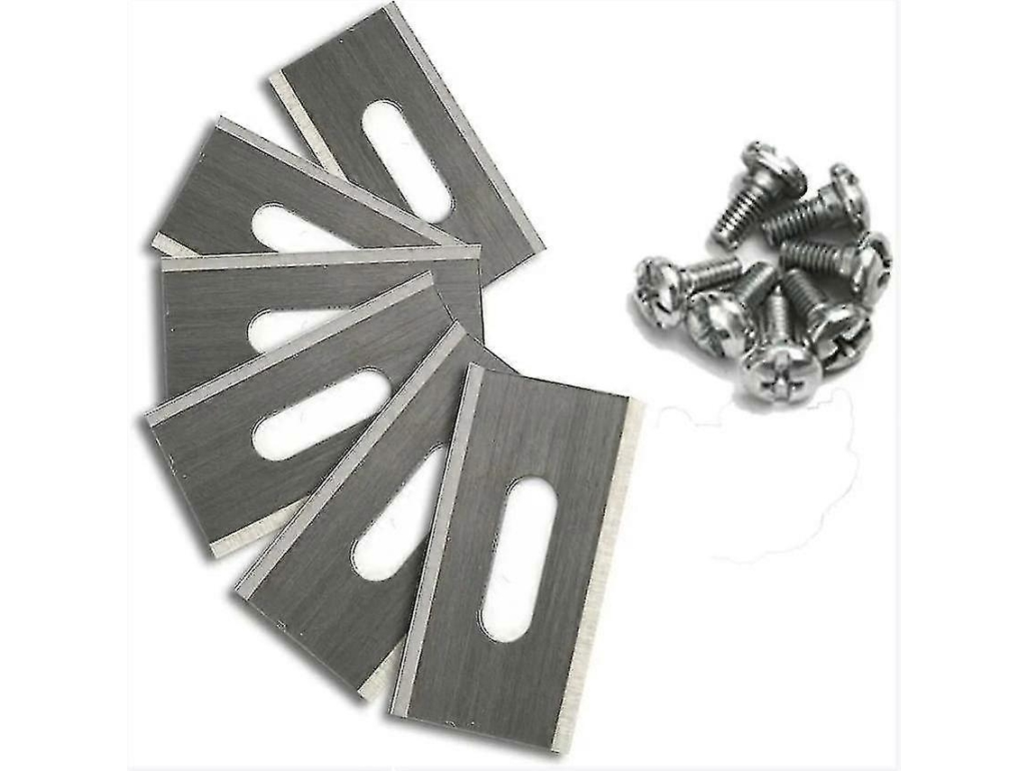 Conjunto De 30 Lâminas De Reposição, Em Aço Inoxidável, Corte Duplo, Compatível Com Husqvarna