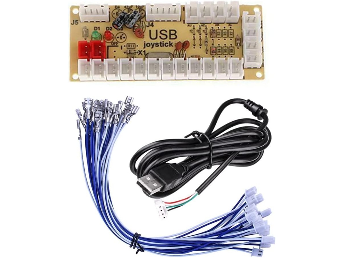 Faça Você Mesmo Um Arcade Sem Atraso - Kit De Placa Codificadora Usb