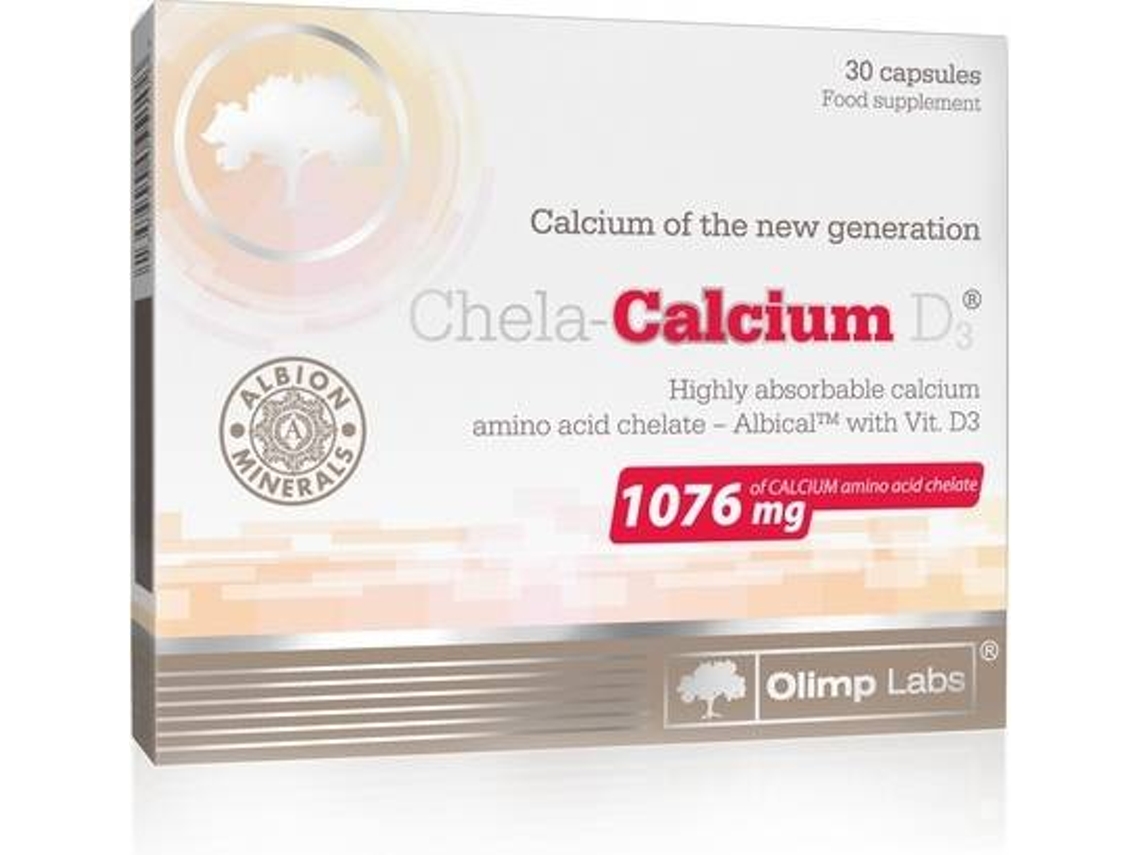 Suplemento Alimentar OLIMP LABS Chela-Calcium D (30 cápsulas)