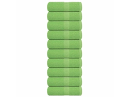 Wash Towel, Wash Towels Vidaxl Verde Algodão (30 X 30 Cm)