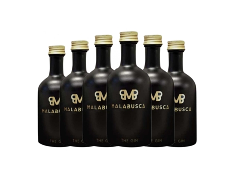 Gin MALABUSCA GIN Garrafa Miniatura (0.05 L - 6 Unidades)