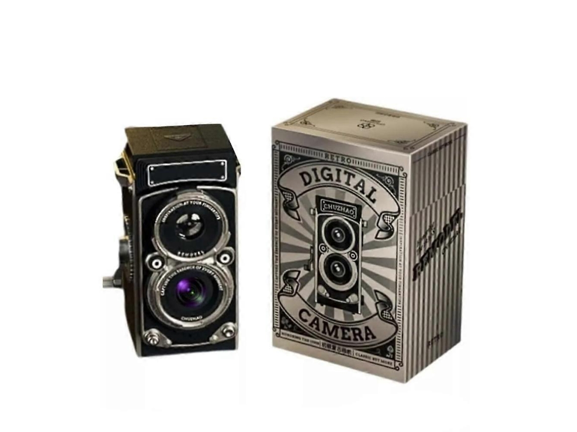 Mini Câmara Digital Retro Com Autofoco E Lente Dupla