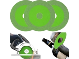 Disco De Corte Para Esmerilhadeira, 3 Peças, 4 Polegadas, Para Cerâmica E Azulejo, Para Vidro