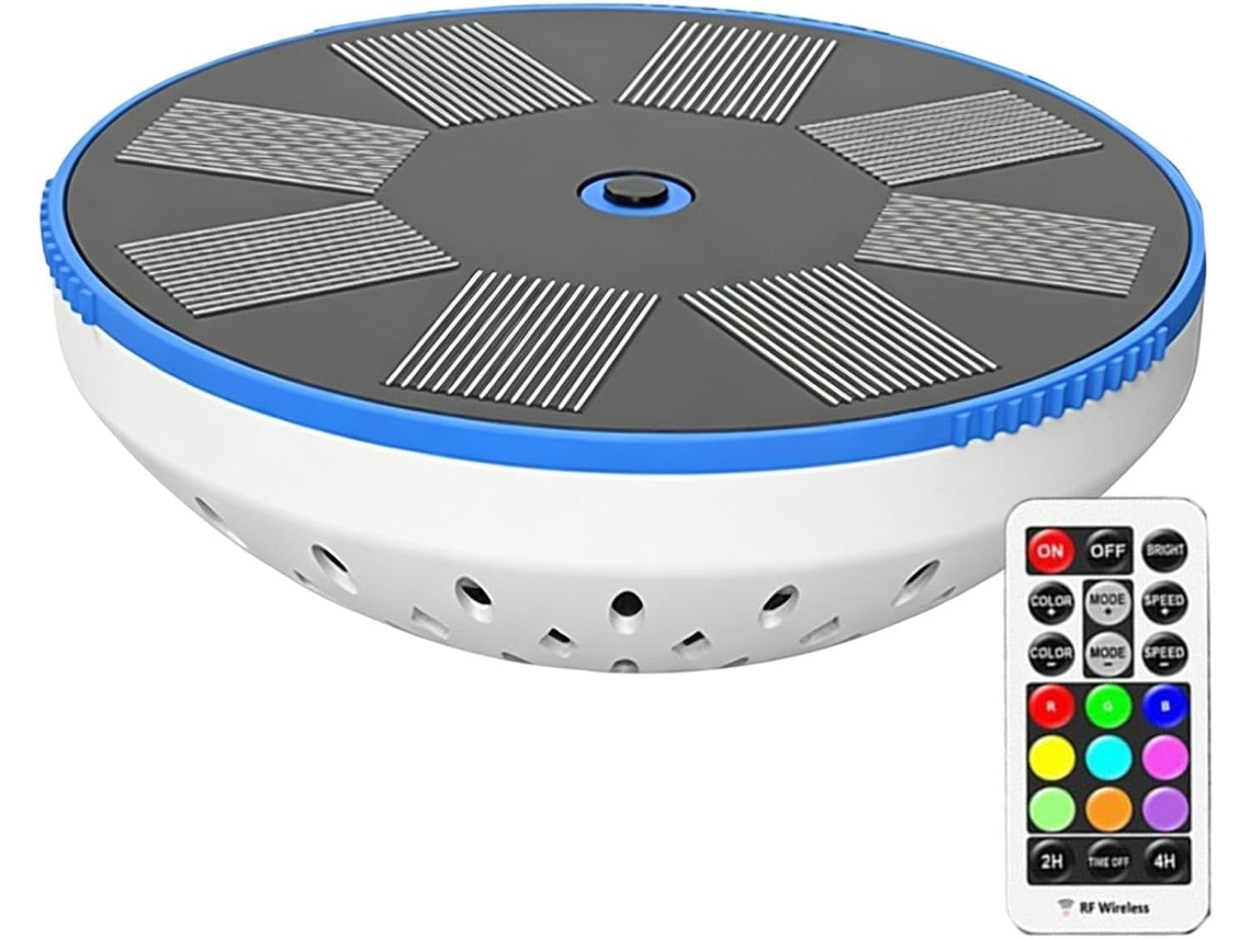 Luzes Flutuantes Solares GOKOCO com 10 modos para piscina e jardim (LxAxP cm)