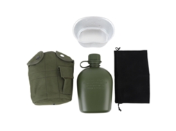 Kit Cantil Outdoor Pe 1l Verde com Estojo e Copo