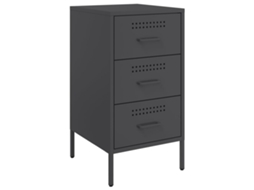 Cabeceira Mesa 36x39x68 Cm Aço Preto MAISON EXCLUSIVE