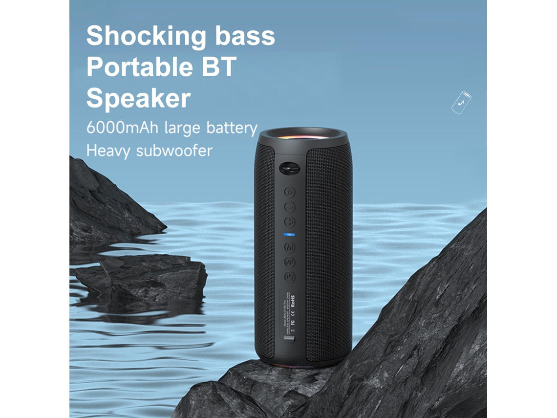 Subwoofer Portátil Zealot S51pro Bt Ipx7 6000mah