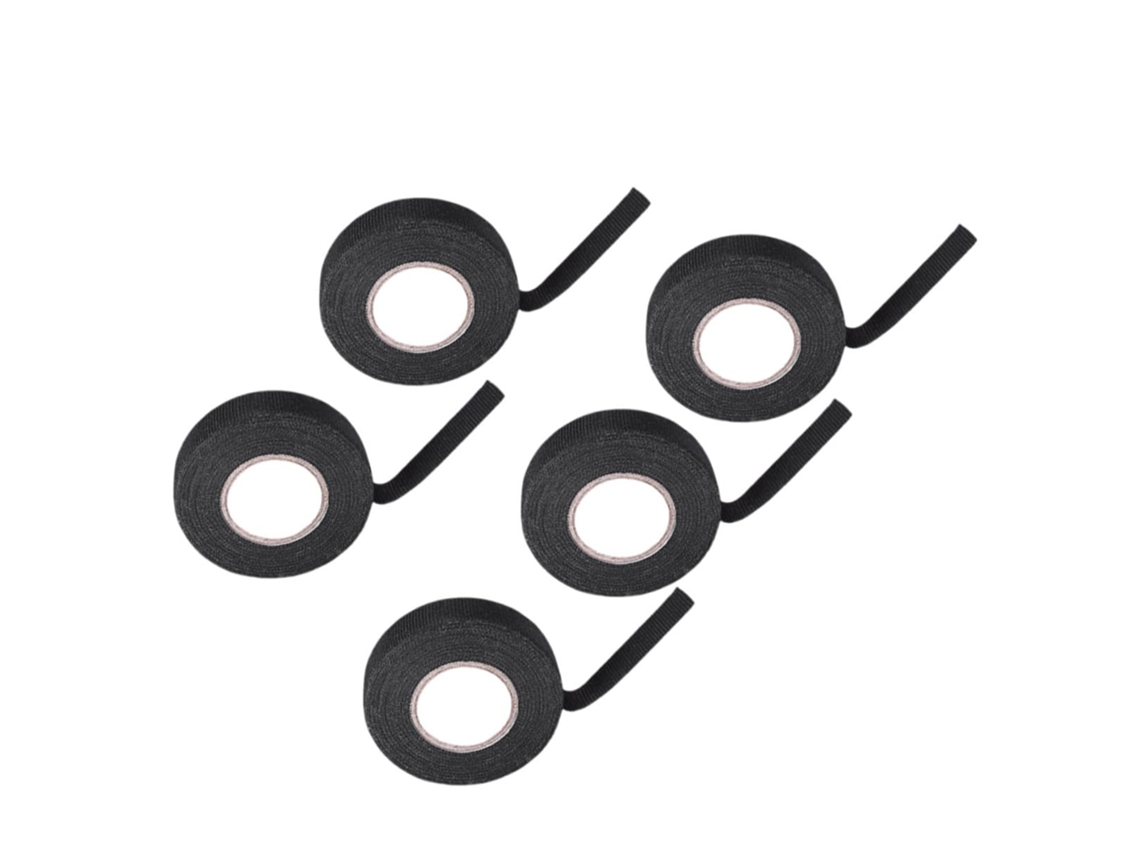 Kit Com 5 Peças De Fita Isolante Para Chicote Elétrico Automotivo, Ideal Para Fios De Carros, Uso Doméstico, Industrial