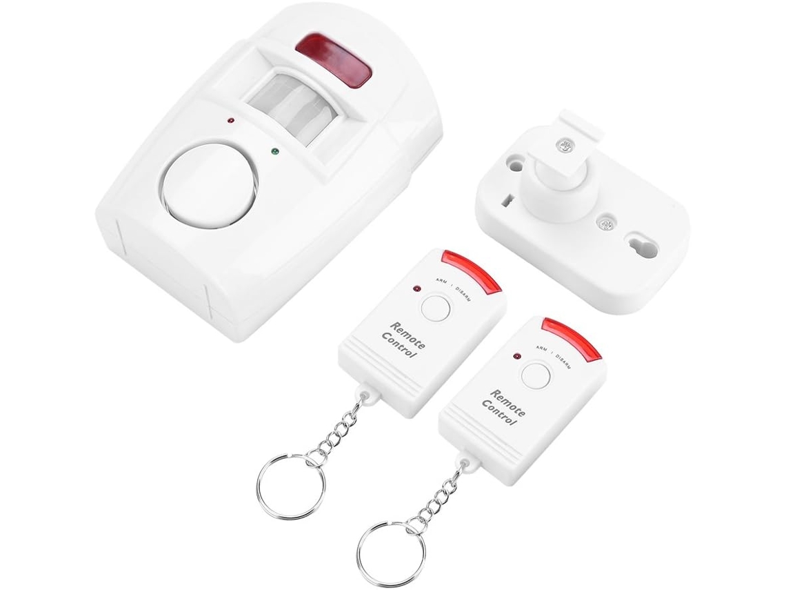 Alarme Pir Sem Fio C/ 2 Controles Detector Movimento Infravermelho P/ Casa ZYBLSSBB