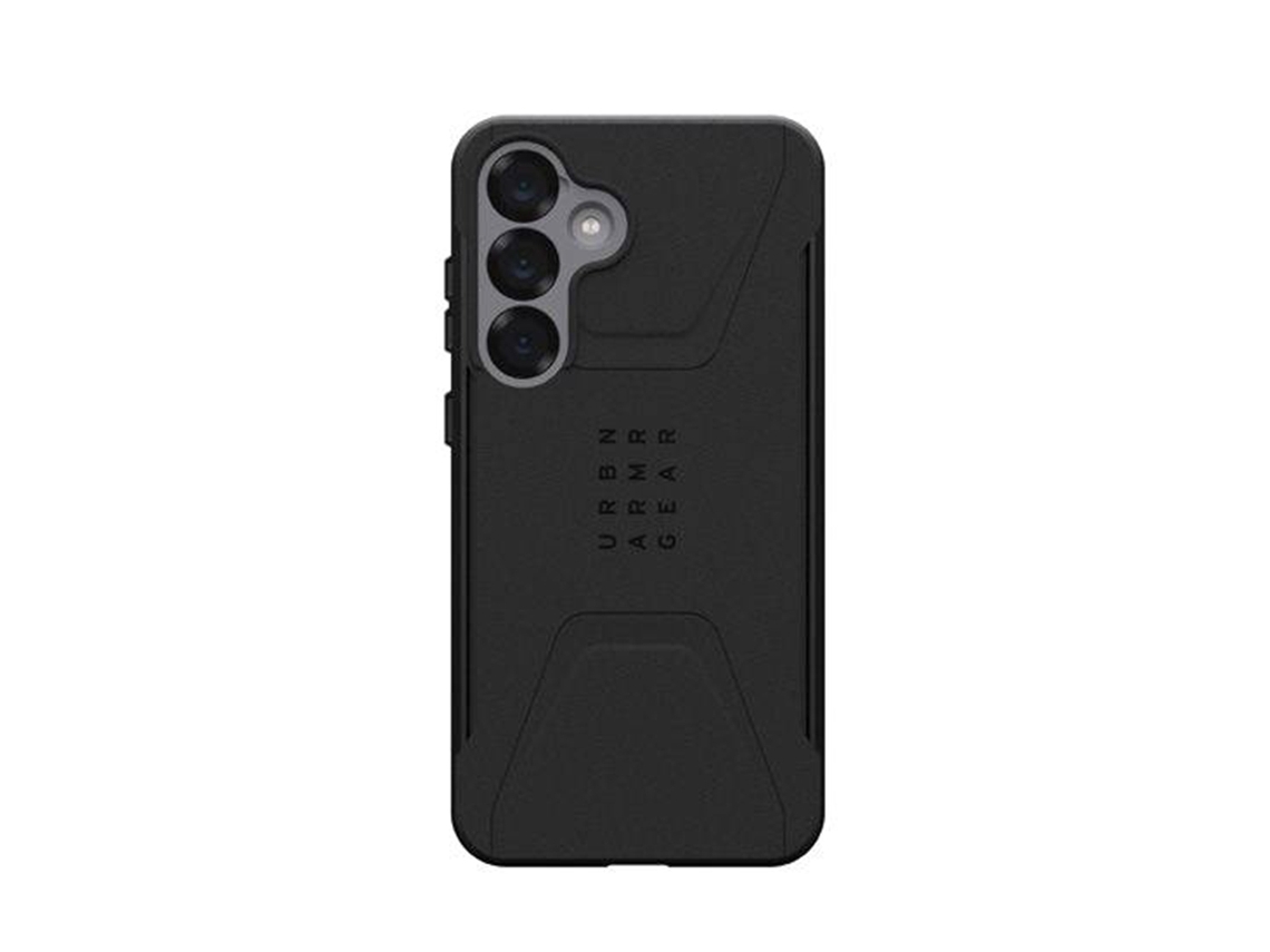 Capa Civilian Padrão Hexagonal Para Samsung Galaxy S25 Plus Uag Plástico Anti-choque Preto