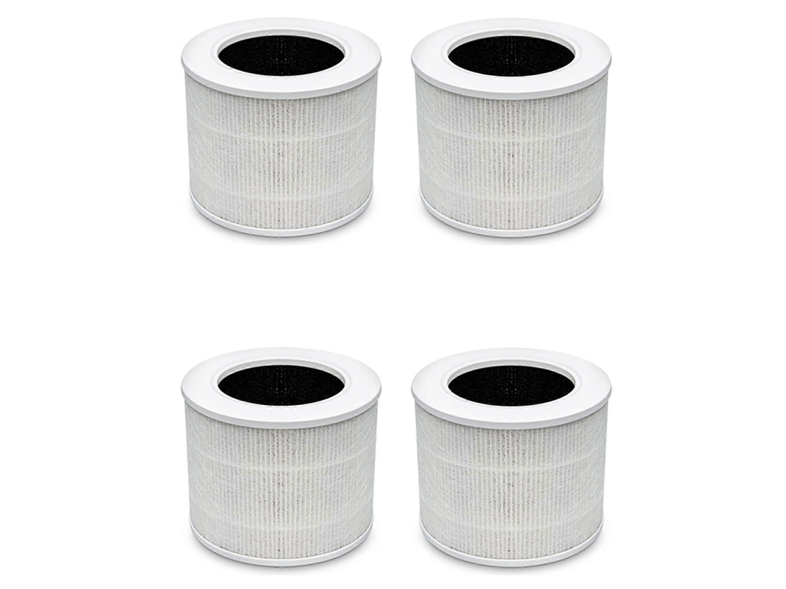 4pcs Reposição Filtro Para Levoit Purificador Ar Core Mini Peça Mini-rf, H13 Hepa 3in1 Carvão Ativado