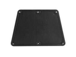 Placa de Transom de Plástico para Barco Inflável Preto S/MARCA