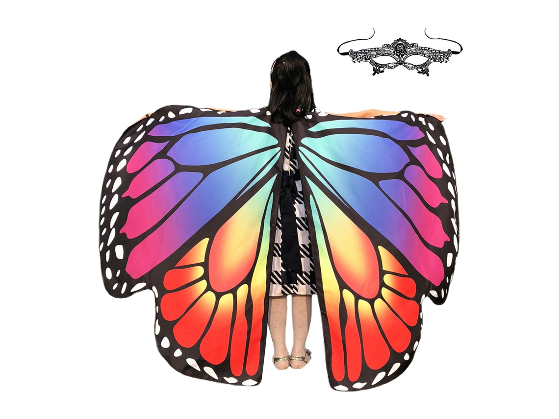 Laxiscreed Adereço Giratório Com Borboleta Grande Para Festas, Dança Do Ventre E Halloween
