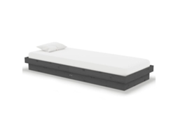 Bed Frame, Bed Frames Vidaxl Cinzeto Madeira (75 X 190 Cm)