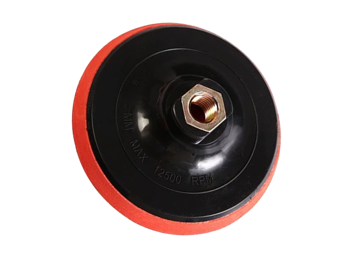 Placa De Suporte De Polidor Com Interface Hexagonal Autoadesiva Abs De 125mm Para Disco De Lixa Automotiva M14
