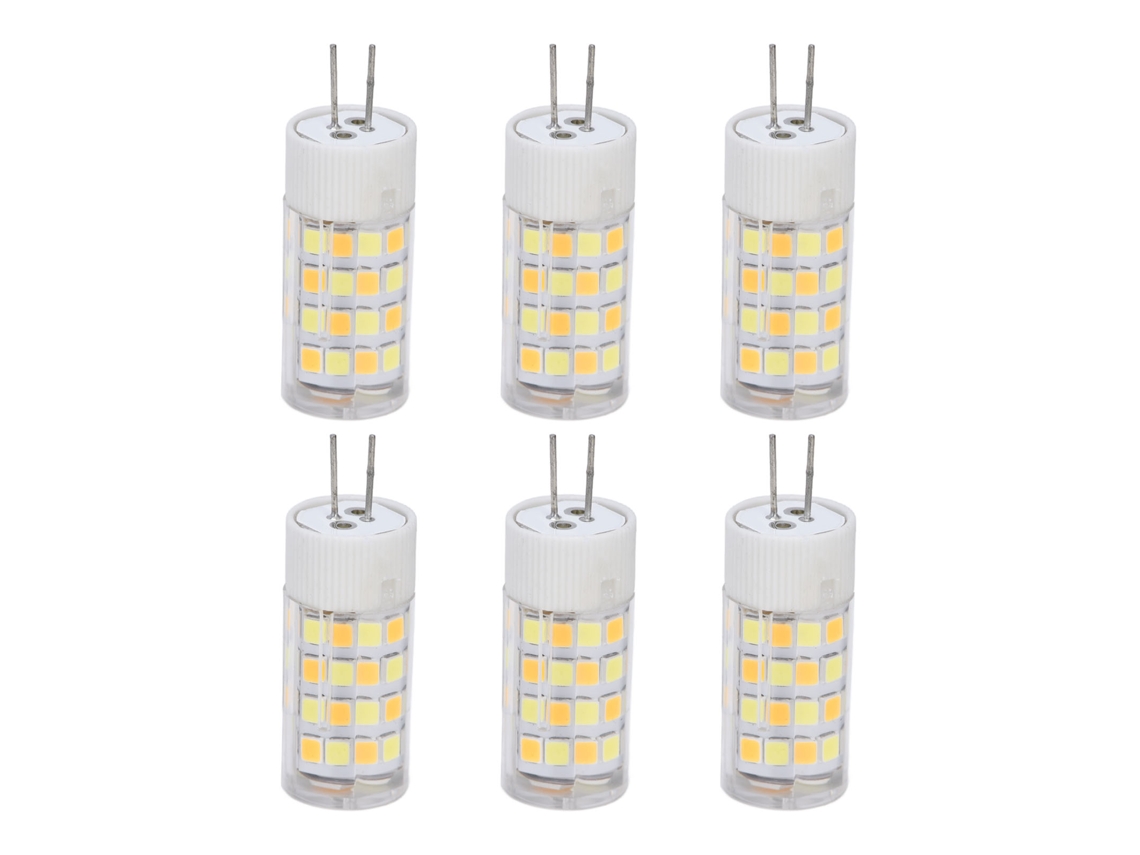 2026 6 Unidades de Bombilla G4 3 Cores Luz 220v Bombilla para Lâmpada de Teto Parede Lar Escritório