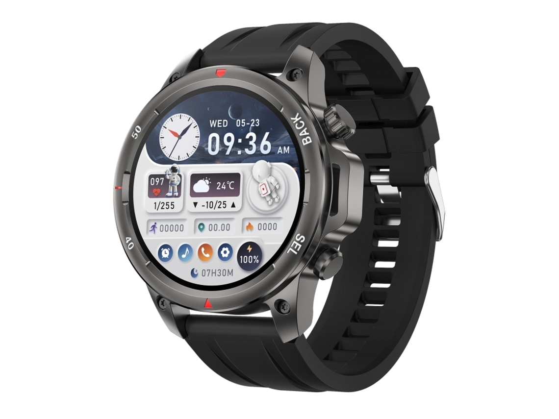 (preto) Smartwatch Bt5.0 De 1,53 Polegadas Com Resistência À Água Ip67.
