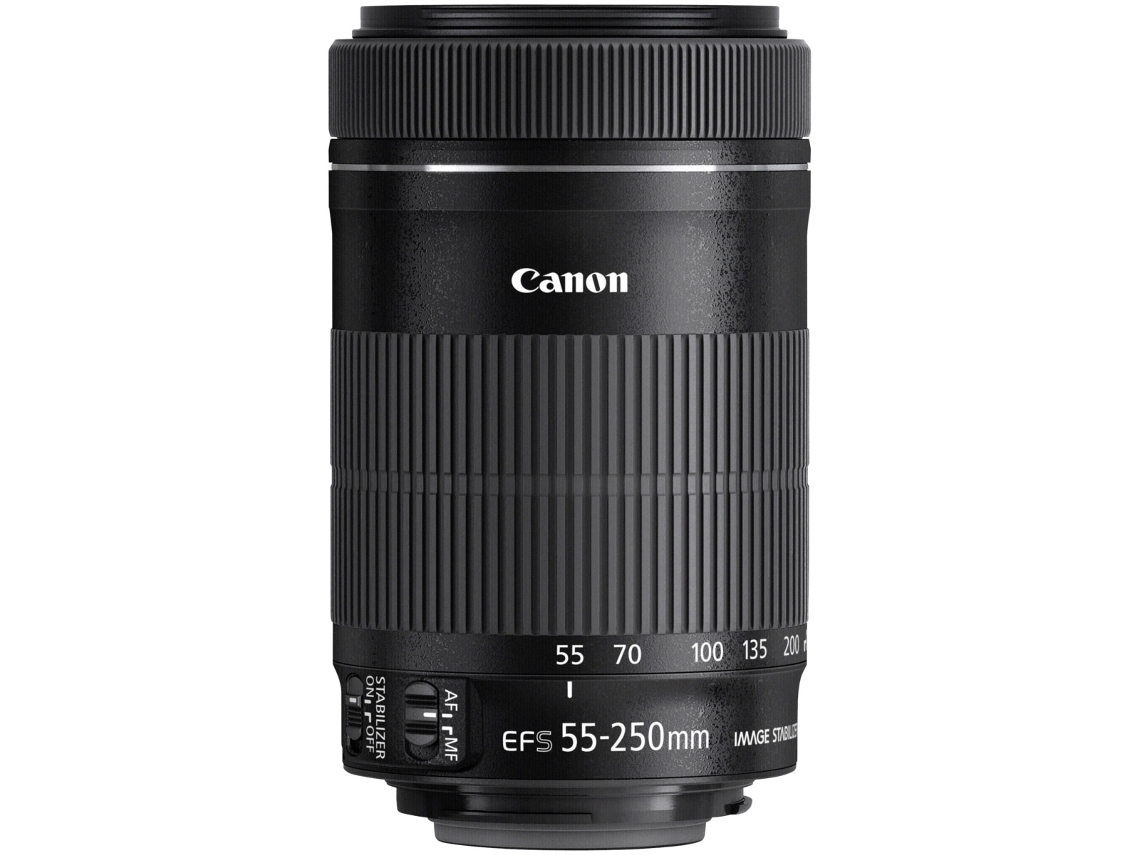 Objetiva CANON EF-S 55-250 mm f/4-5.6 IS STM (Encaixe: Canon EF - Abertura: f/4-5.6)