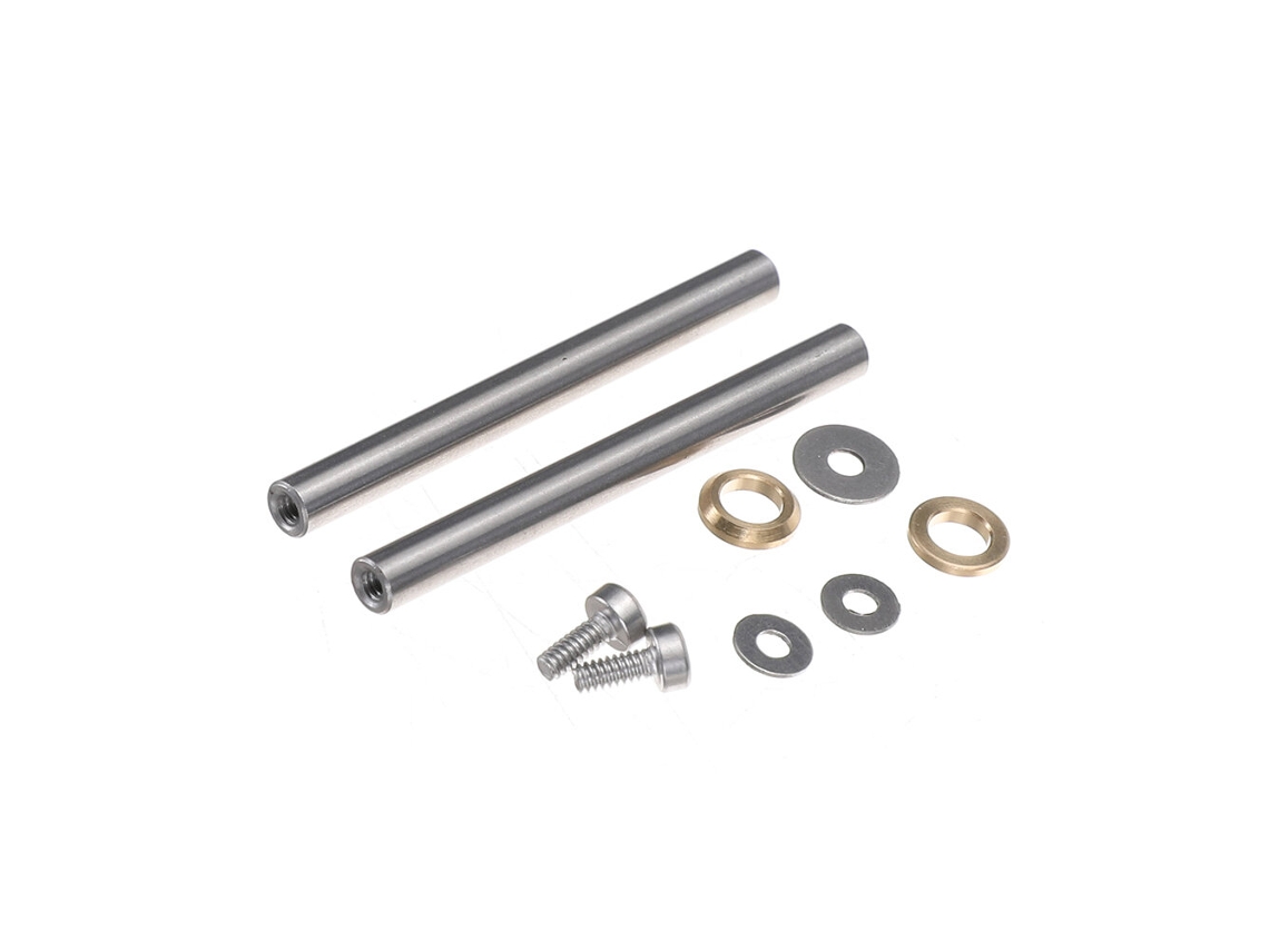 Conjunto de Peças de Substituição para Helicóptero Rc Eachine E186 E190, Eixo Horizontal, Prateado. MDUG