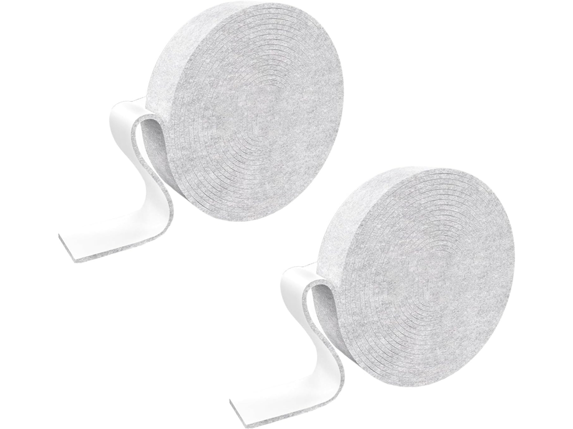 Pacote com 2 Fitas de Feltro Eficazes para Absorção de Umidade em Banheiros, Porões e Closets Forte Capacidade de CHABERLU